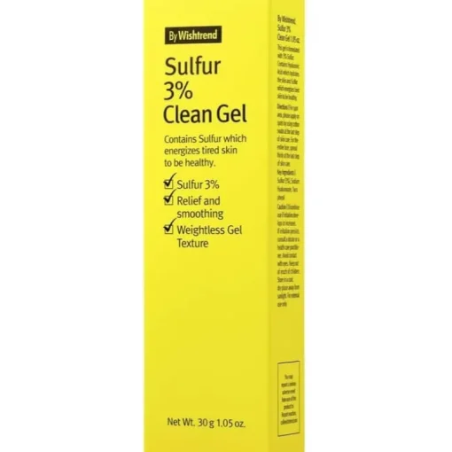 By Wishtrend Sulfur 3% Clean Gel 30g
