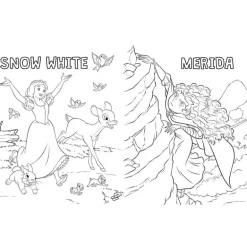Disney Princess Colouring Fun
