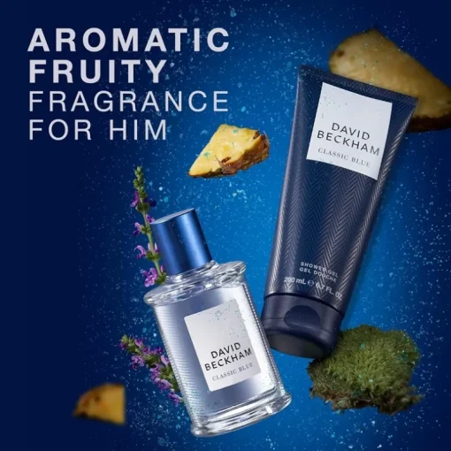 Giftset David Beckham Classic Blue Edt 50ml + Shower Gel 200ml
