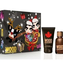 Giftset Dsquared2 Wood Pour Homme Edt 30ml + Sg 50ml