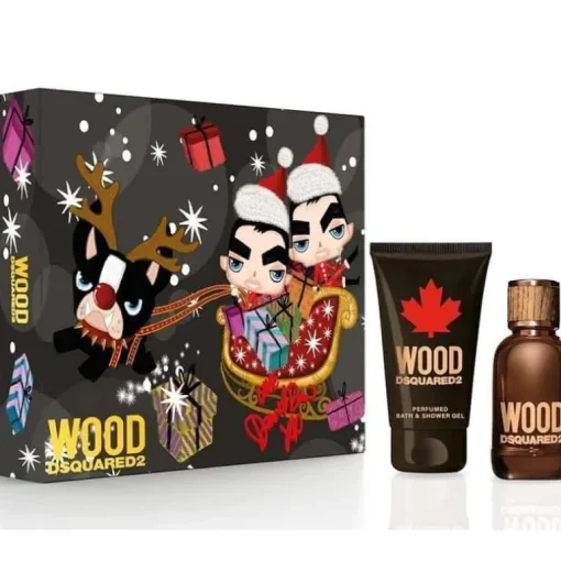 Giftset Dsquared2 Wood Pour Homme Edt 30ml + Sg 50ml