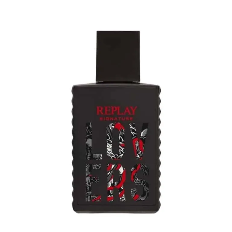 Giftset Replay Signature Lovers Man Edt 100ml + Pochette