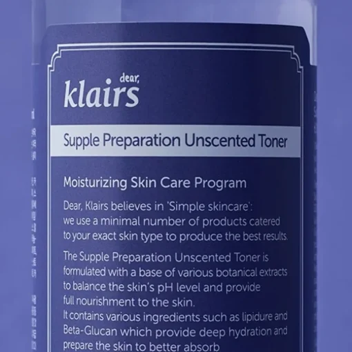 Klairs Supple Preparation Unscented Toner 180ml