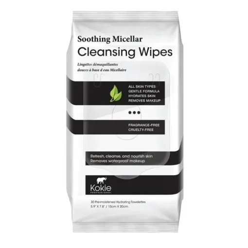 Kokie Cleansing Wipes 30pcs