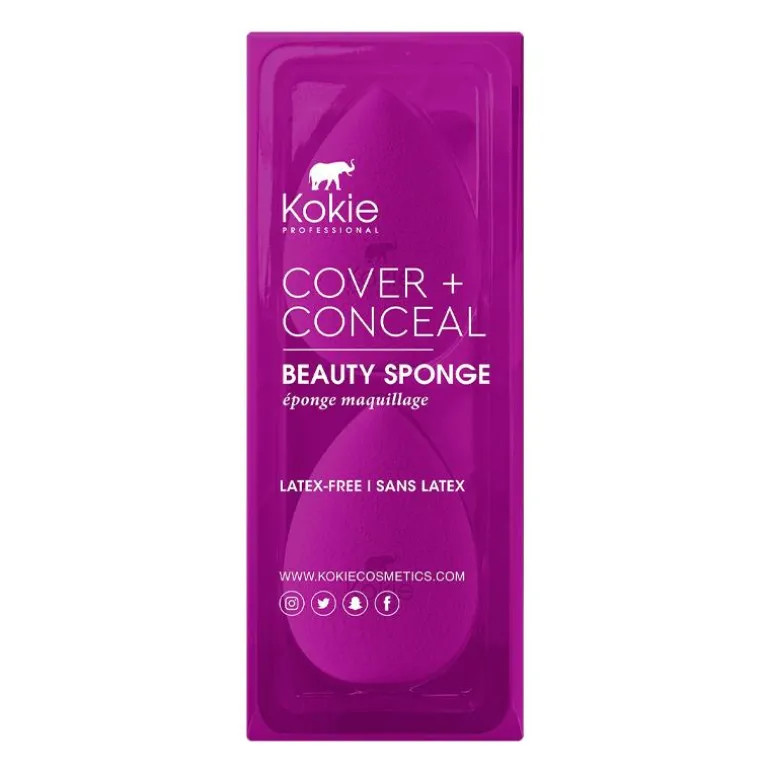 Kokie Cover And Conceal Beauty Sponge 2 Piece Set