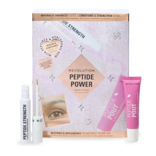 Makeup Revolution Peptide Power Lash and Lip Duo Gift Set