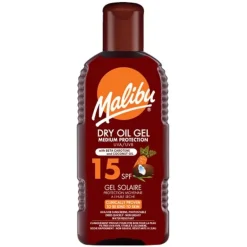 Malibu Dry Oil Gel SPF15 with Carotene & Coconut Oil 200ml