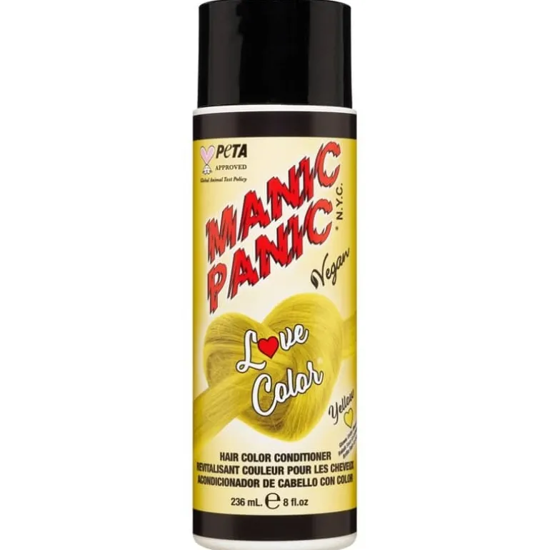 Manic Panic Love Color® Hair Color Depositing Conditioner Yellow Heart 236ml