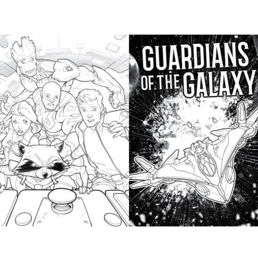 Marvel Legends Colouring Book