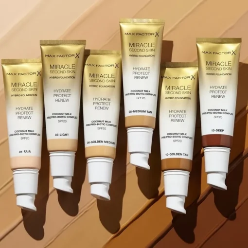 Max Factor Miracle Second Skin Foundation 08 Medium Tan