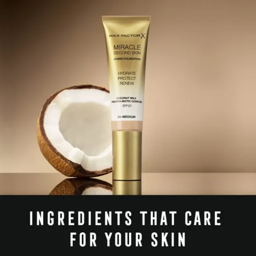 Max Factor Miracle Second Skin Foundation 08 Medium Tan