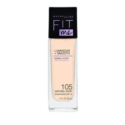 Maybelline Fit Me Luminous + Smooth Foundation – 105 Natural Ivory