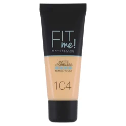 Maybelline Fit Me Matte + Poreless Foundation – 104 Soft Ivory