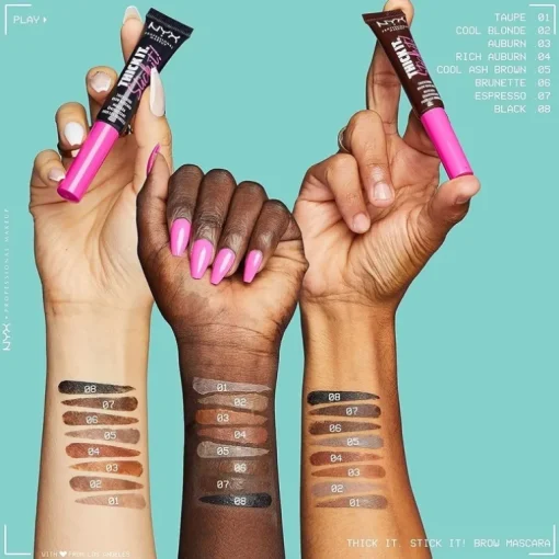 NYX PROF. MAKEUP Thick it. Stick it! Brow Mascara – Espresso
