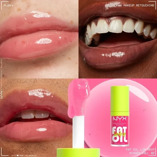 NYX PROF. MAKEUP Fat Oil Lip Drip 4.8 ml Missed Call