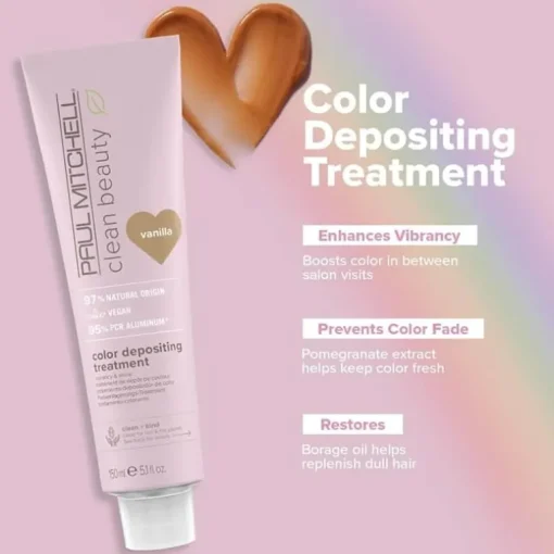 Paul Mitchell Clean Beauty Color Depositing Treatment Vanilla 150ml