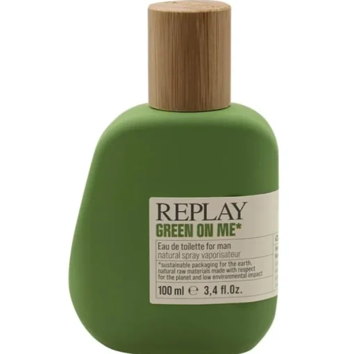 Replay Green On Me Man Edt 100ml
