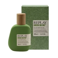 Replay Green On Me Man Edt 100ml
