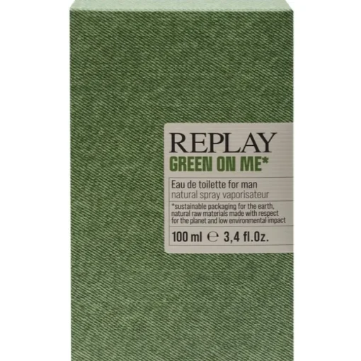 Replay Green On Me Man Edt 100ml