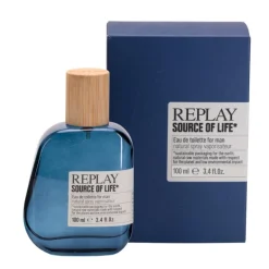Replay Source Of Life Man Edt 100ml