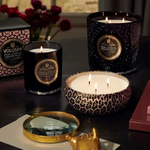 Voluspa Classic Candle Pink Citron Grapefruit 269g