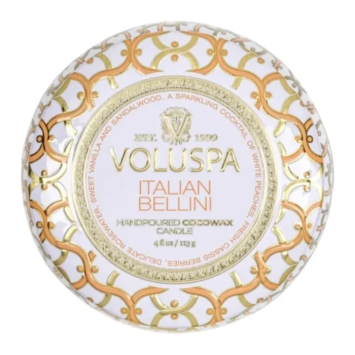 Voluspa Decorative Tin Candle Italian Bellini 113g