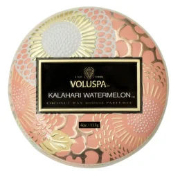 Voluspa Decorative Tin Candle Kalahari Watermelon 113g