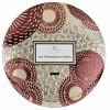 Voluspa 3-Wick Candle Decorative Tin Gilt Pomander & Hinoki 340g