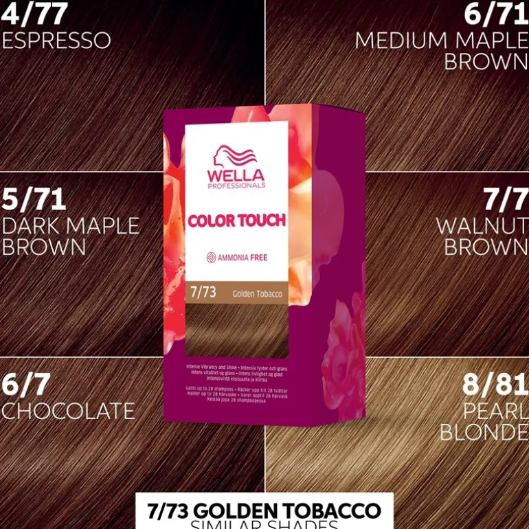 Wella Color Touch Deep Browns 7/73 Golden Tobacco