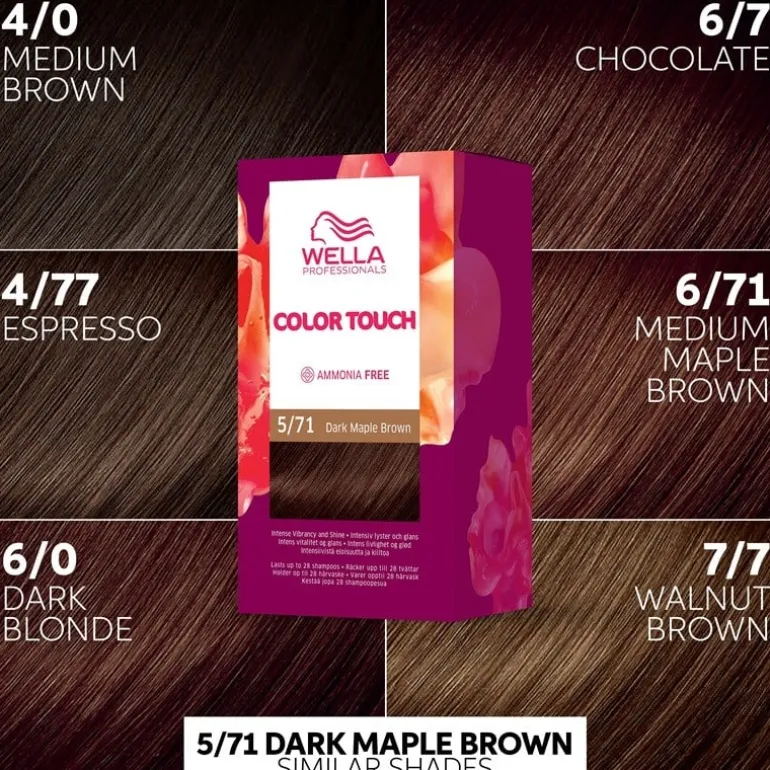 Wella Color Touch Deep Browns 5/71 Dark Maple Brown