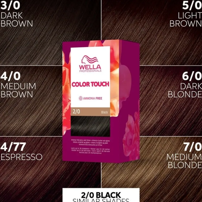 Wella Color Touch Pure Naturals 2/0 Black