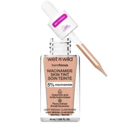 Wet n Wild Bare Focus Niacinamide Skin Tint 32ml – Light Medium Sand