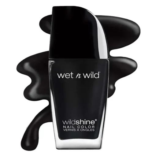 Wet n Wild Wild Shine Nail Color Black Créme