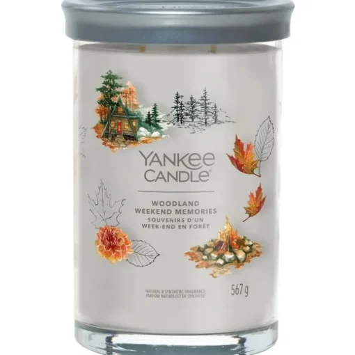 Yankee Candle Signature Large Tumbler Woodland Weekend Memories 567g