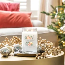 Yankee Candle Signature Large Jar White Spruce & Grapefruit 567g