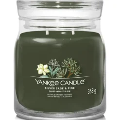 Yankee Candle Signature Medium Jar Silver Sage & Pine 368g